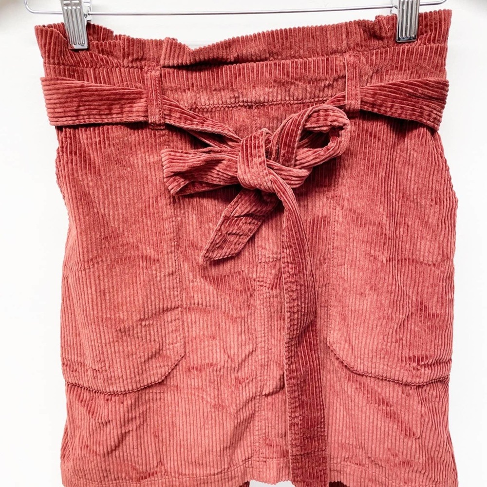 American Eagle Paperbag Waist Mini Skirt Small - Picture 2 of 14